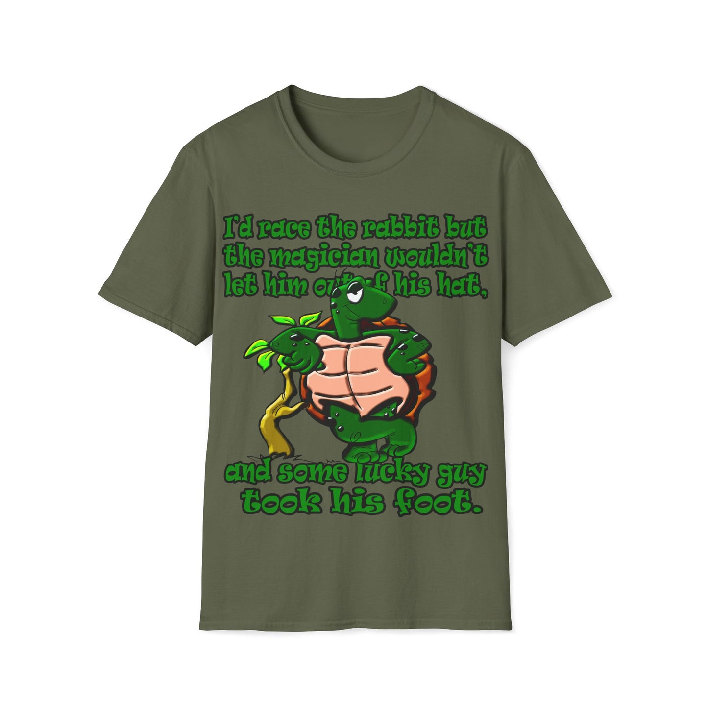 turtle race - Unisex Softstyle T-Shirt
