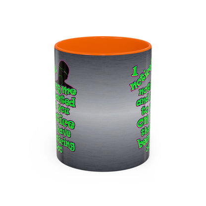 noticed you noticing - Accent Mug (brushed nickel)