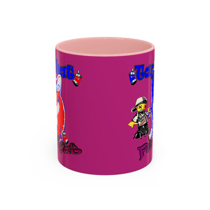 tag that - Accent Mug (pink)