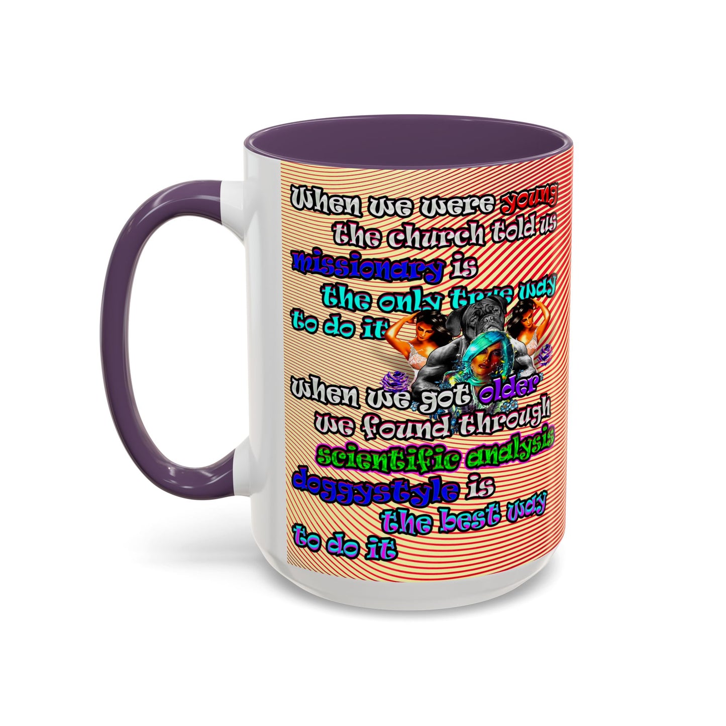 doggystyle - Accent Mug (yellow-orange wave)