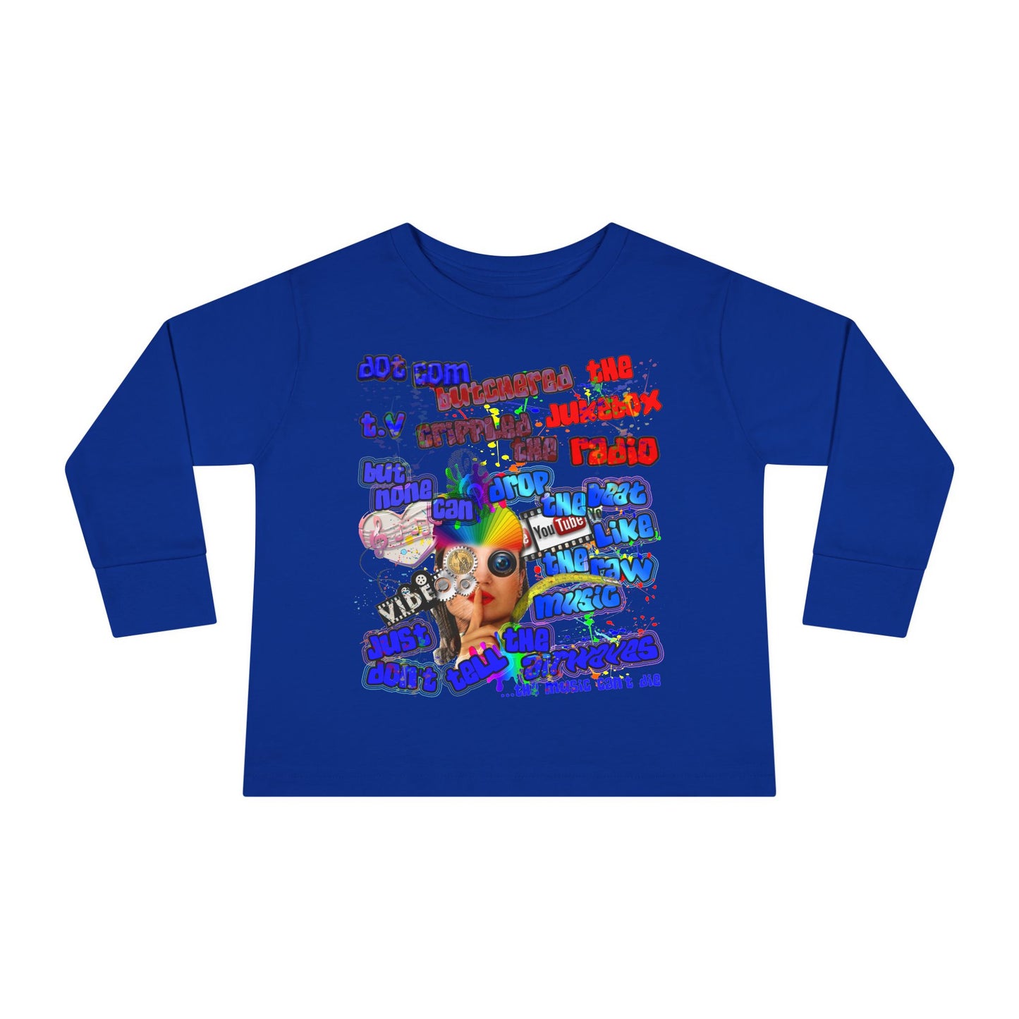 drop the beat - Toddler Long Sleeve Tee