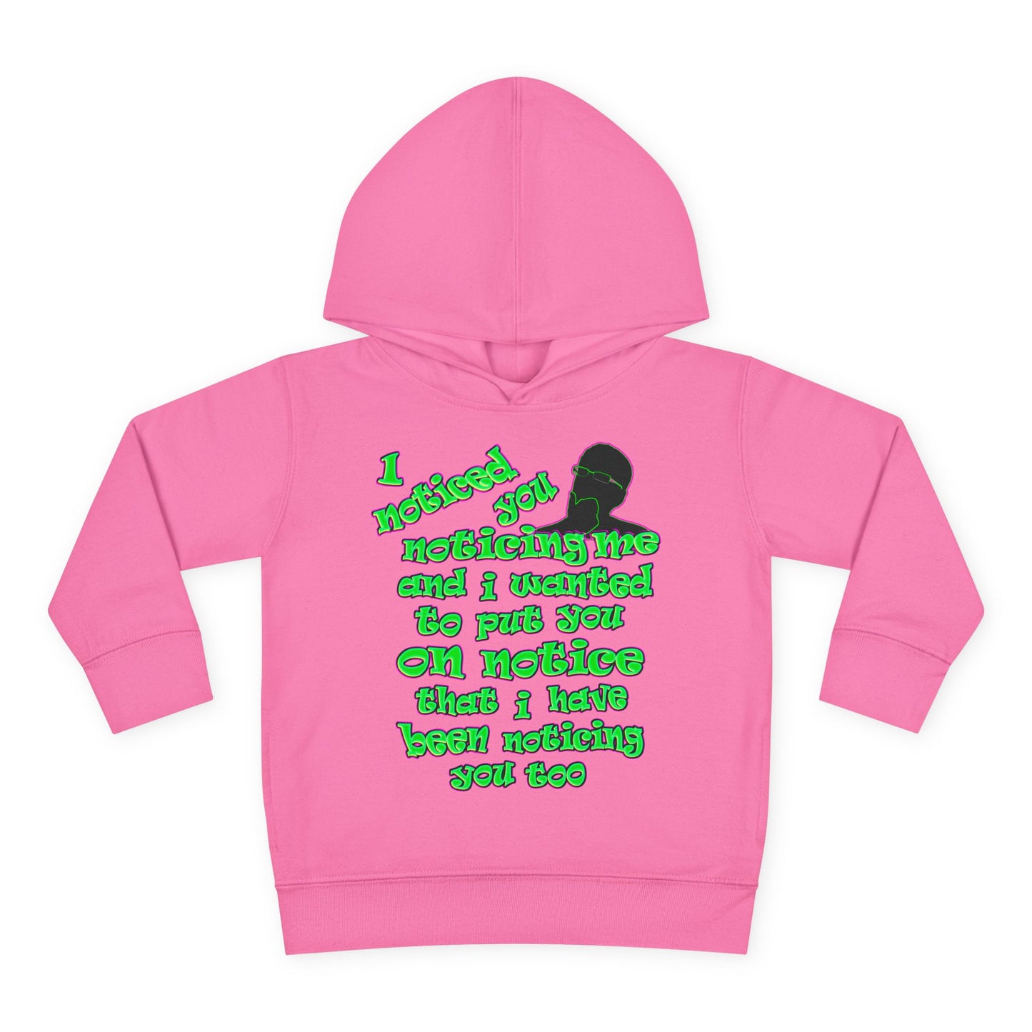 noticed you noticing - Toddler Pullover Fleece Hoodie