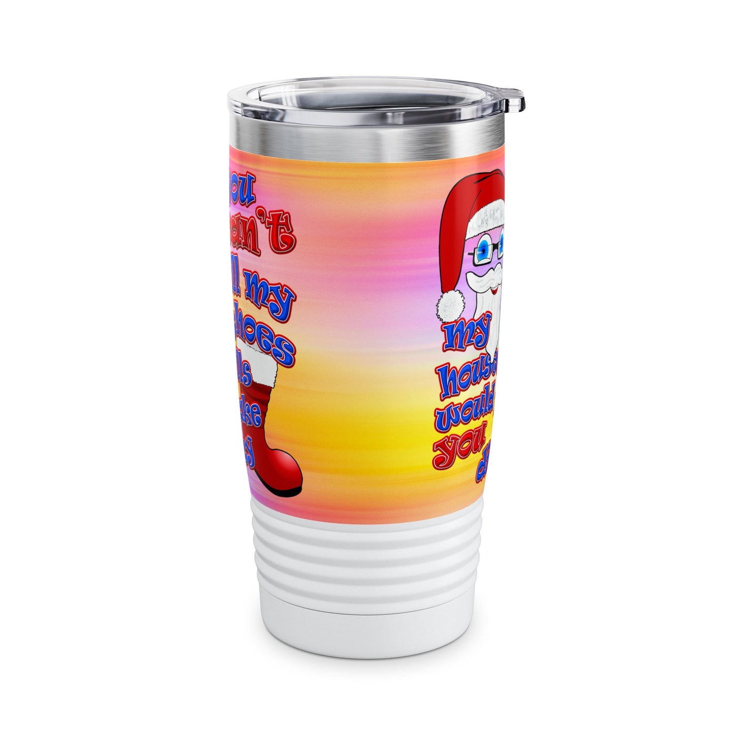 santa's shoes - Ringneck Tumbler, 20oz (color blur)