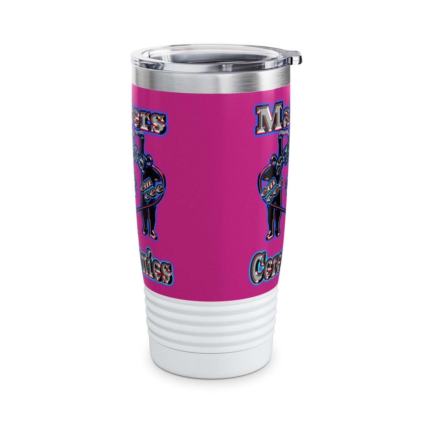 em cee squared - Ringneck Tumbler, 20oz (pink)