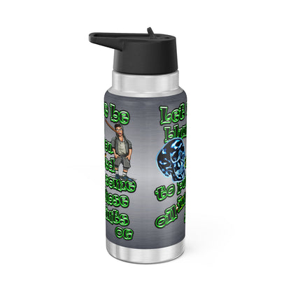 og - Gator Tumbler, 32oz  (brushed nickel)