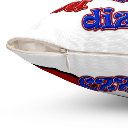 santa's shoes - Spun Polyester Square Pillow - (white)
