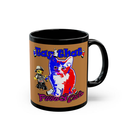 tag that - Black Mug (light brown)