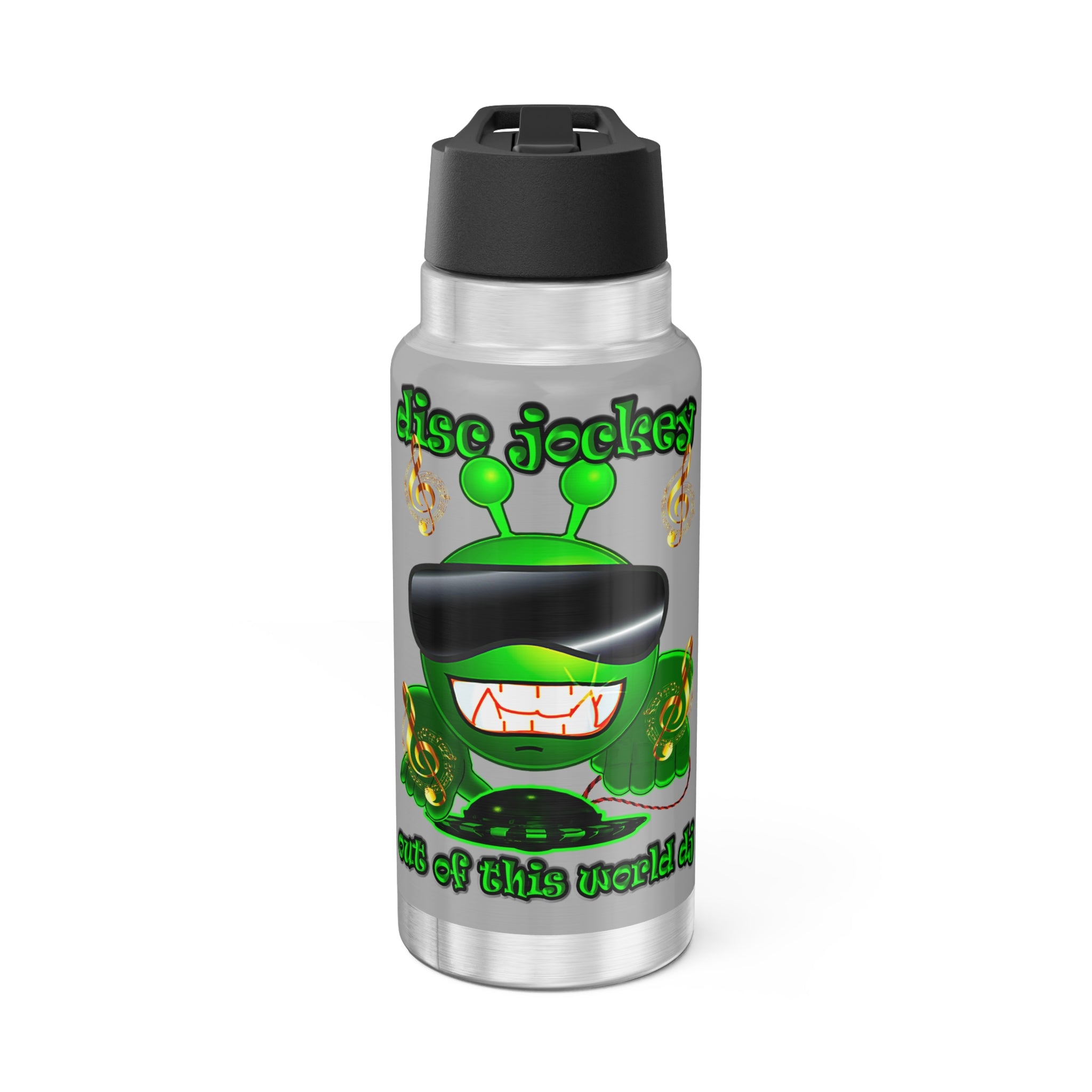 disc jockey - Gator Tumbler, 32oz (light grey)