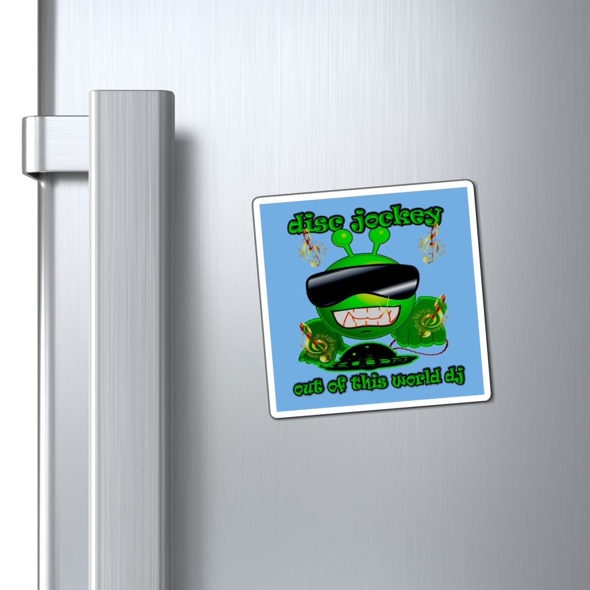 disc jockey - Magnets - (light blue)