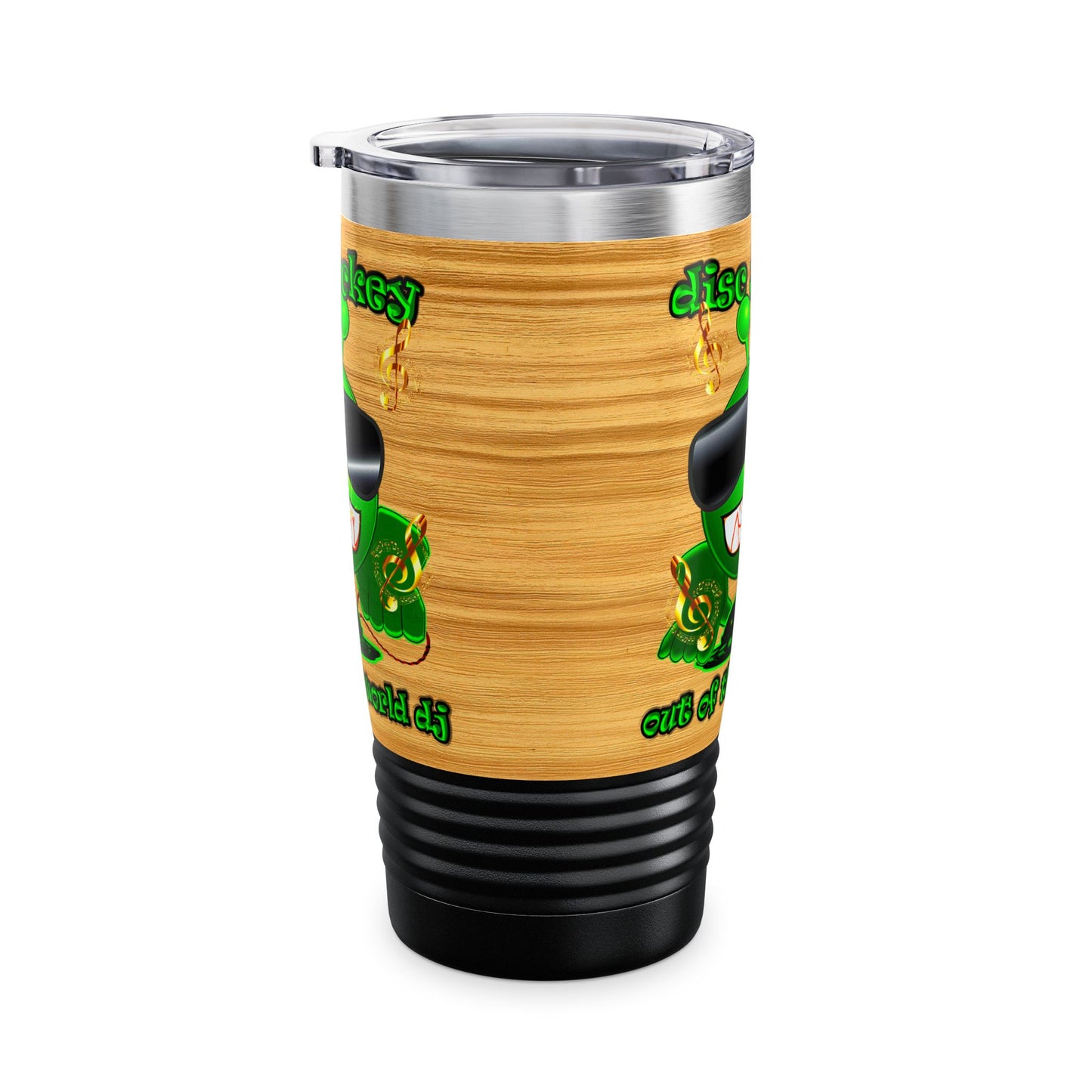 disc jockey - Ringneck Tumbler, 20oz (butterscotch wood finish)