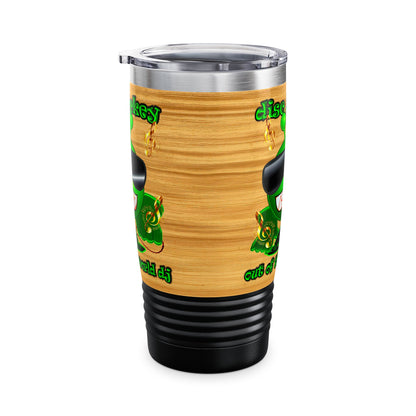 disc jockey - Ringneck Tumbler, 20oz (butterscotch wood finish)