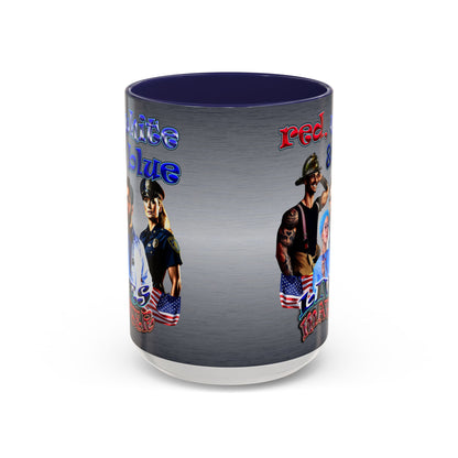 rw&b lives matter - Accent Mug (brushed nickel)