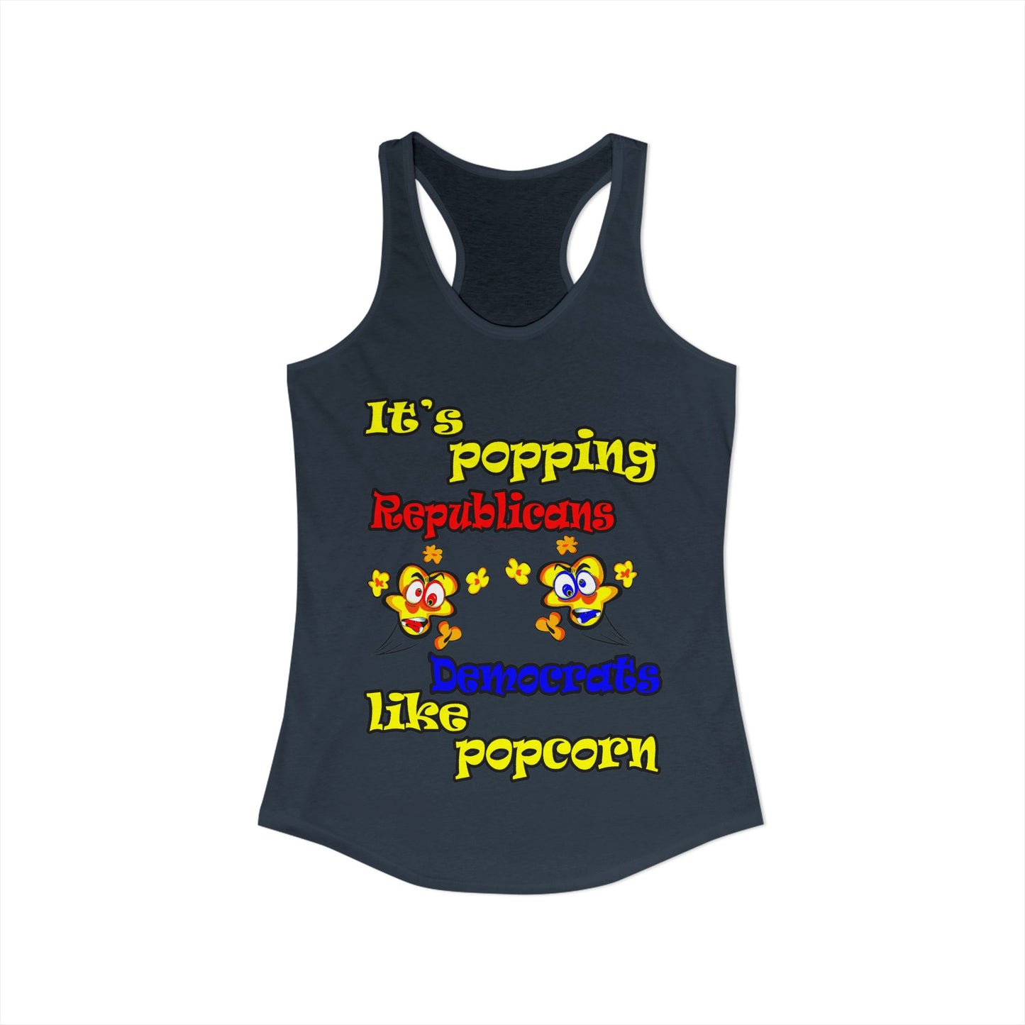popping like popcorn - Women's Ideal Racerback Tank