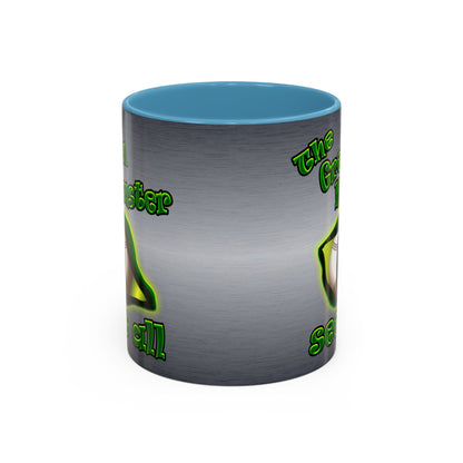 green monster - Accent Mug (brushed nickel)