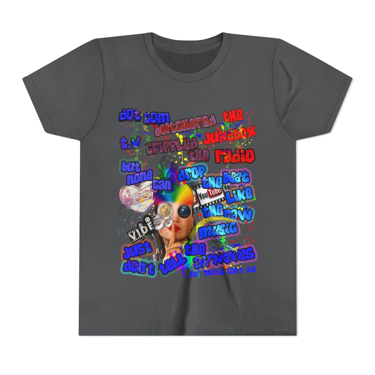 drop the beat - Youth Short Sleeve Tee