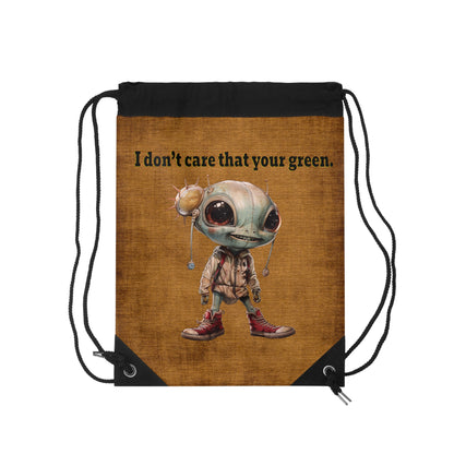 I don't care that your grey - Drawstring Bag (dichromatic brown papyrus)