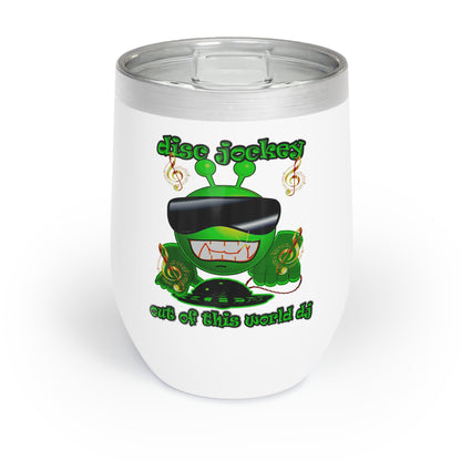 disc jockey - Chill Wine Tumbler