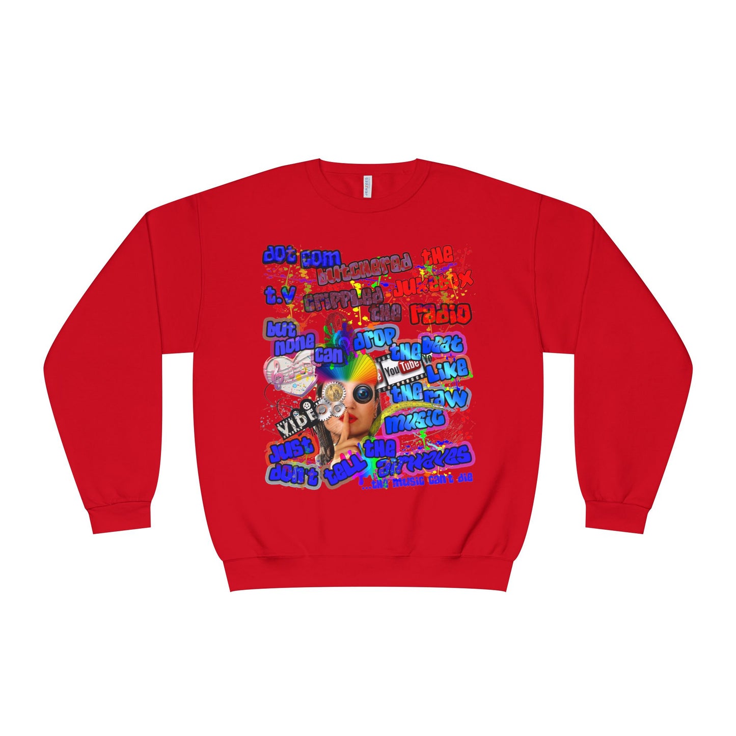 drop the beat - Unisex NuBlend® Crewneck Sweatshirt