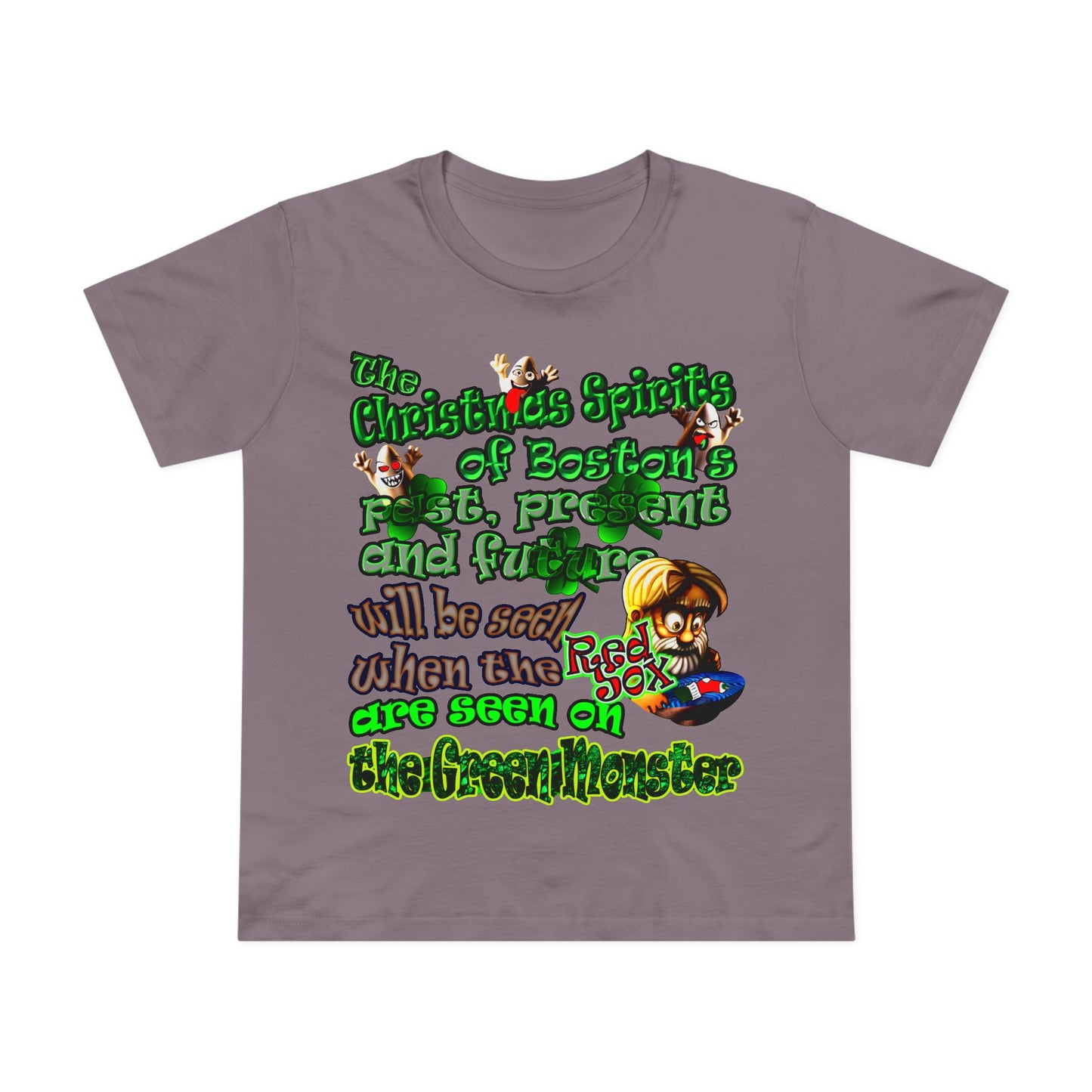 christmas spirits of boston - Women’s Maple Tee