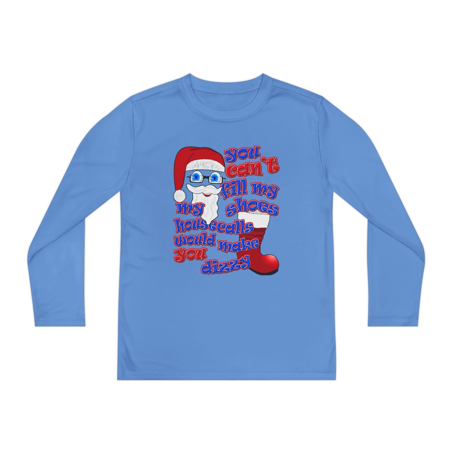 santa's shoes - Youth Long Sleeve Competitor Tee