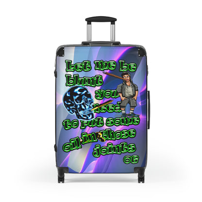 og - Suitcase (grey-pink wave)