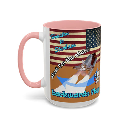 shoot for the stars - Accent Mug (light brown)