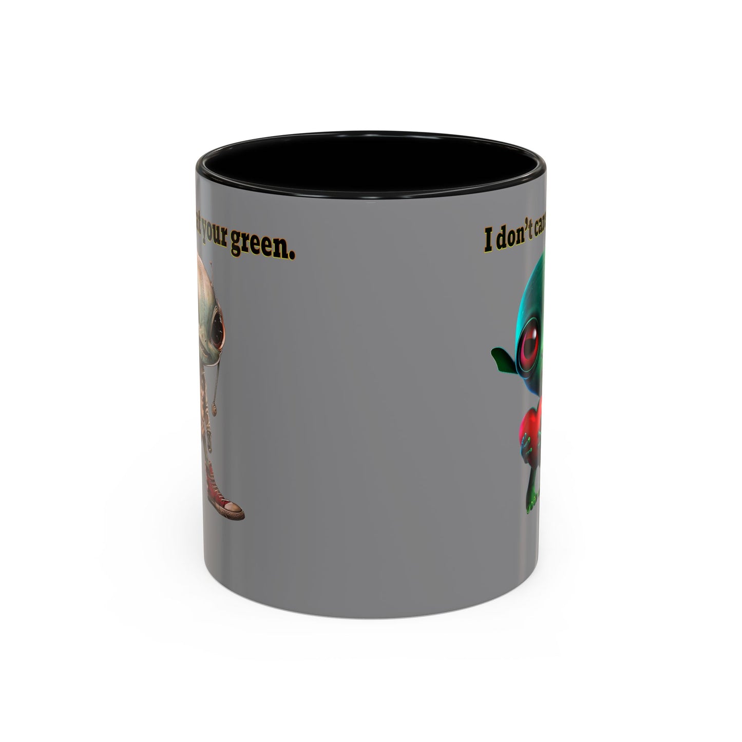 I don't care that your grey - Accent Mug (grey)