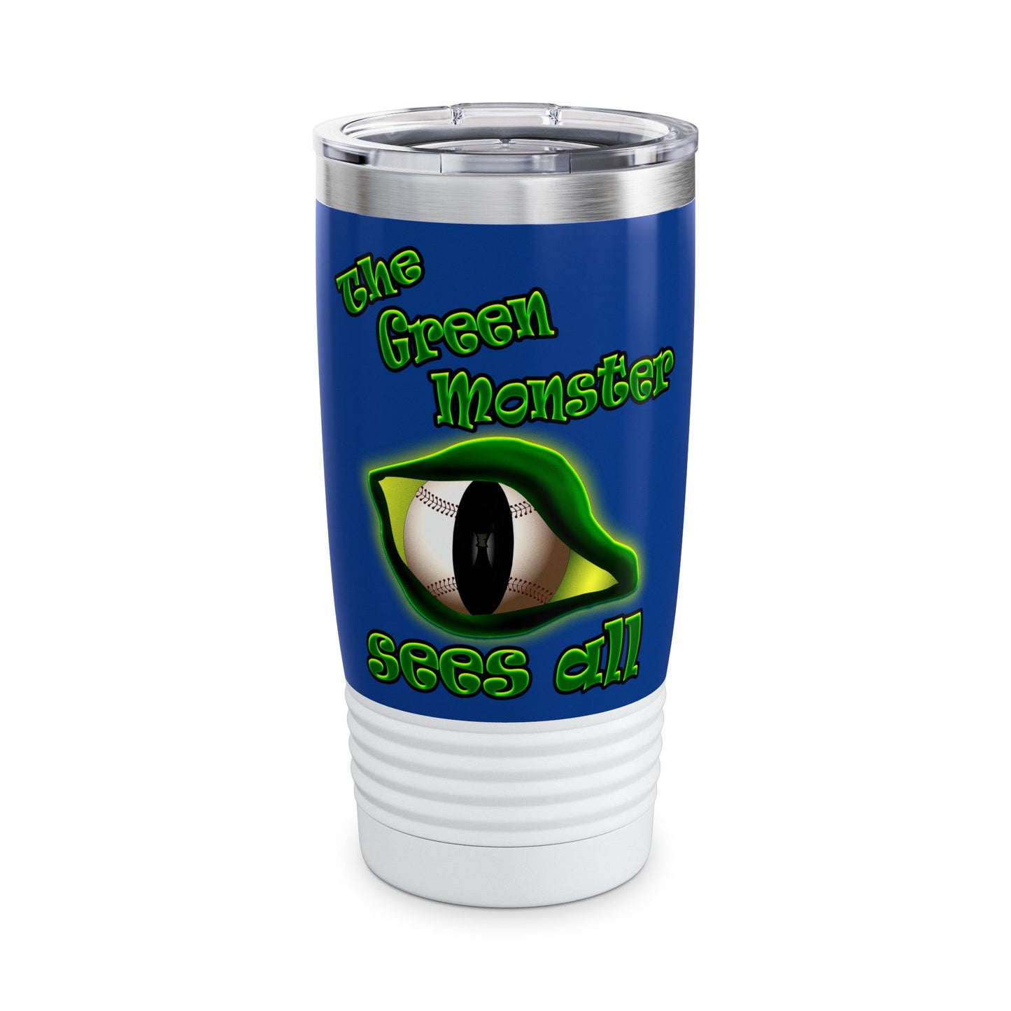 green monster - Ringneck Tumbler, 20oz (dark blue)