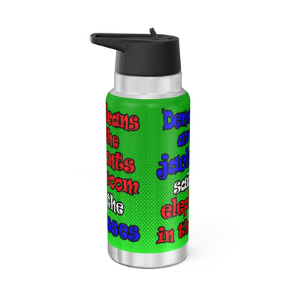 donkeys and elephants - Gator Tumbler, 32oz  (logo green)
