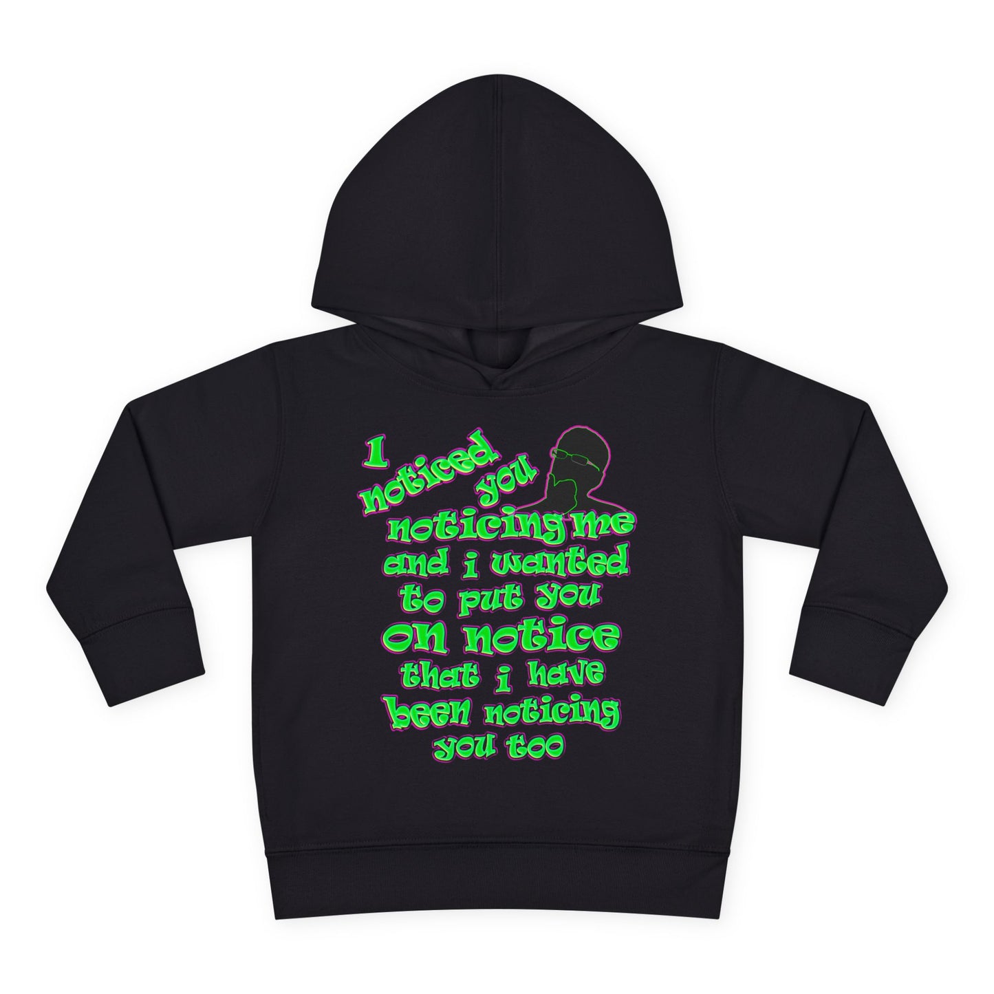 noticed you noticing - Toddler Pullover Fleece Hoodie