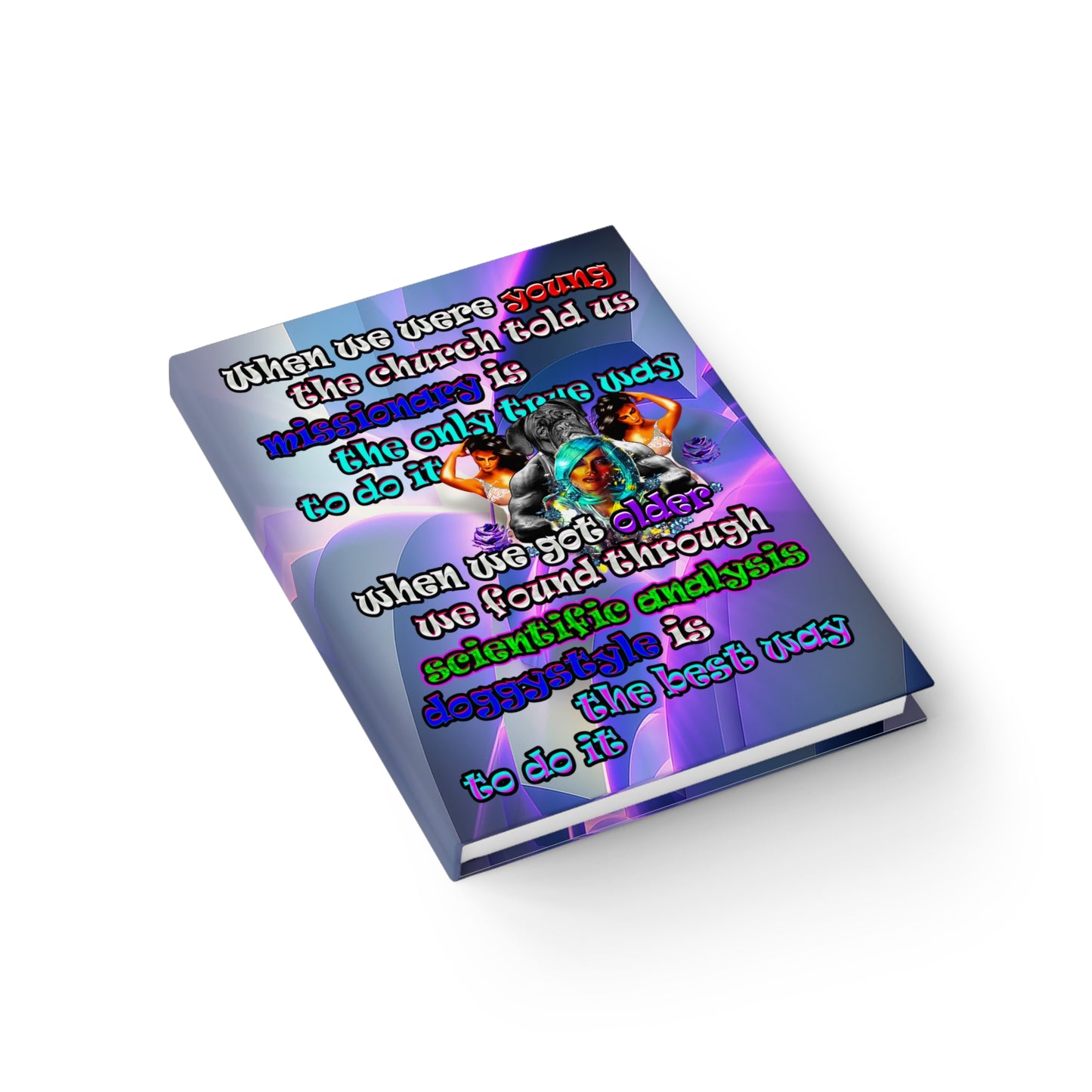 doggystyle - journal-blank (grey-pink wave)