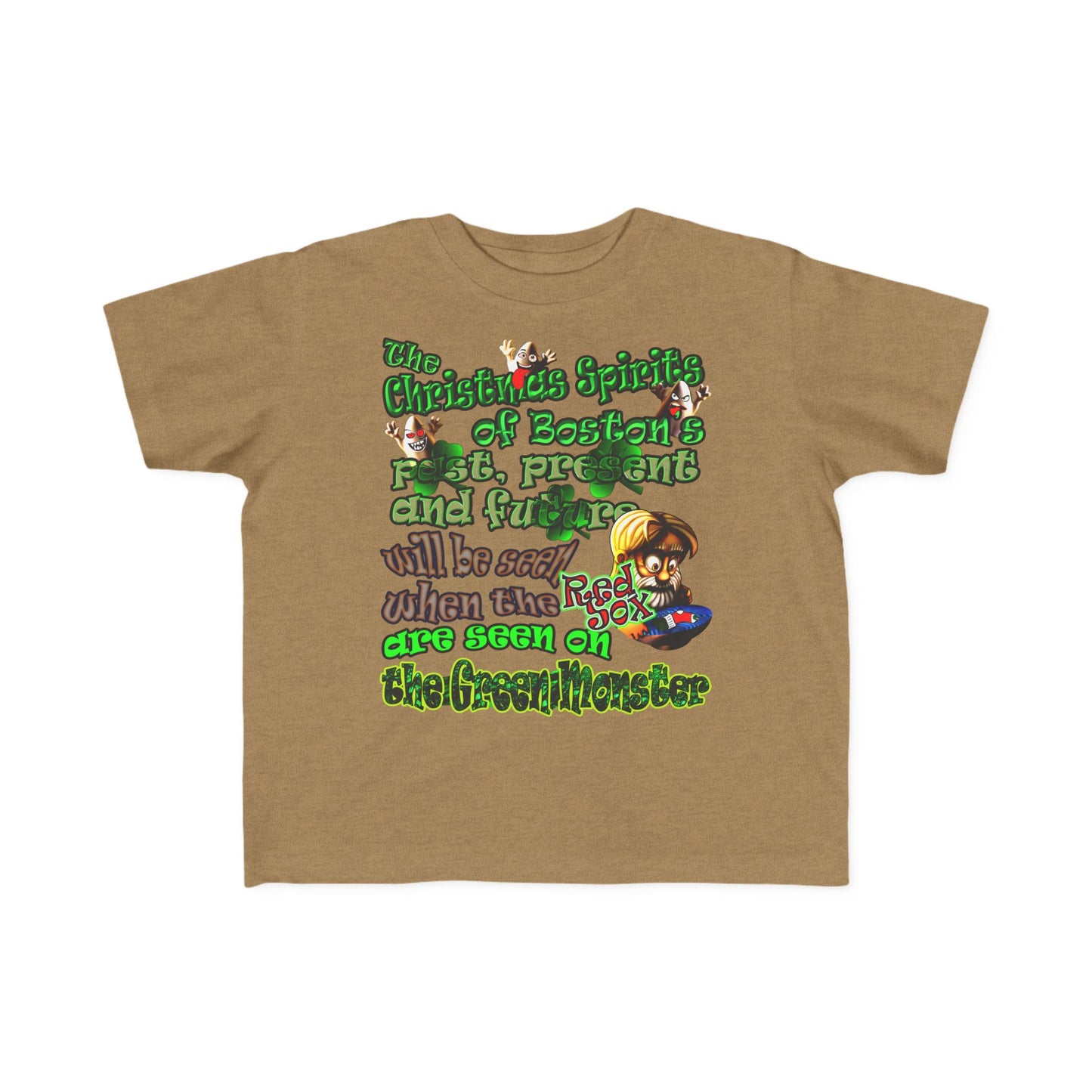 christmas spirits of boston - Toddler's Fine Jersey Tee