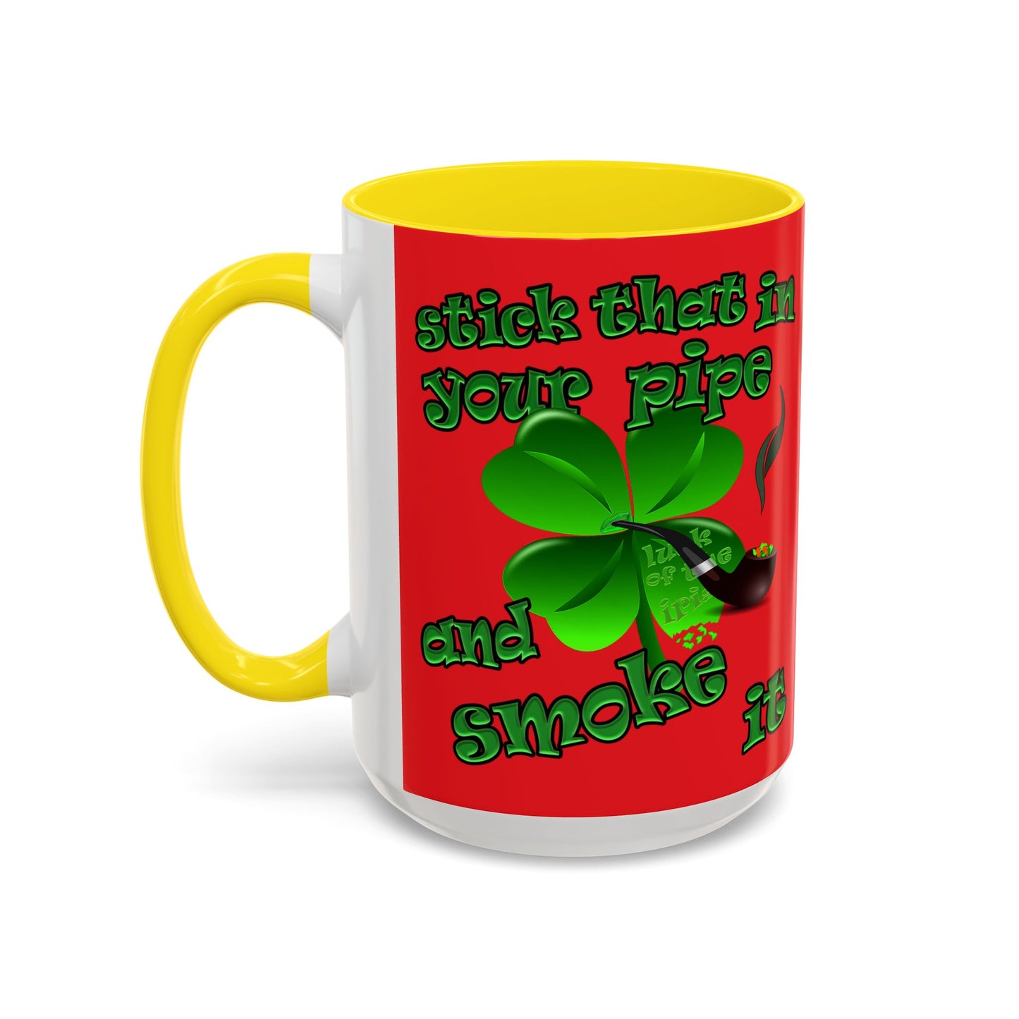 celtics logo - Accent Mug (red)