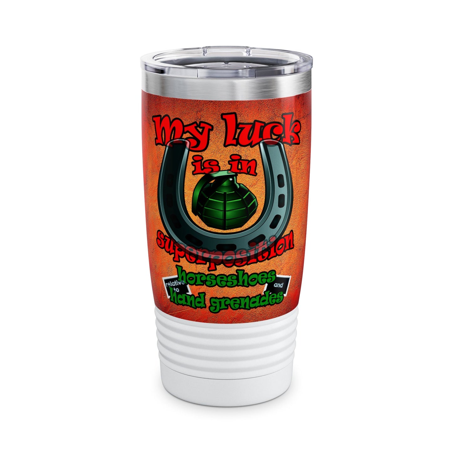 my luck - Ringneck Tumbler, 20oz (burnt orange)