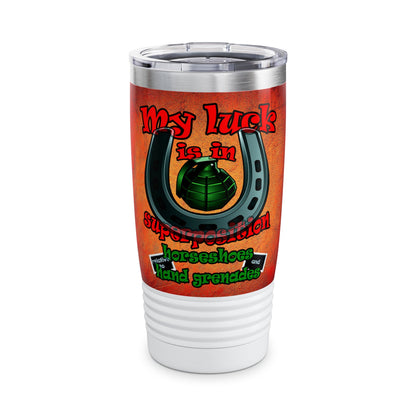 my luck - Ringneck Tumbler, 20oz (burnt orange)
