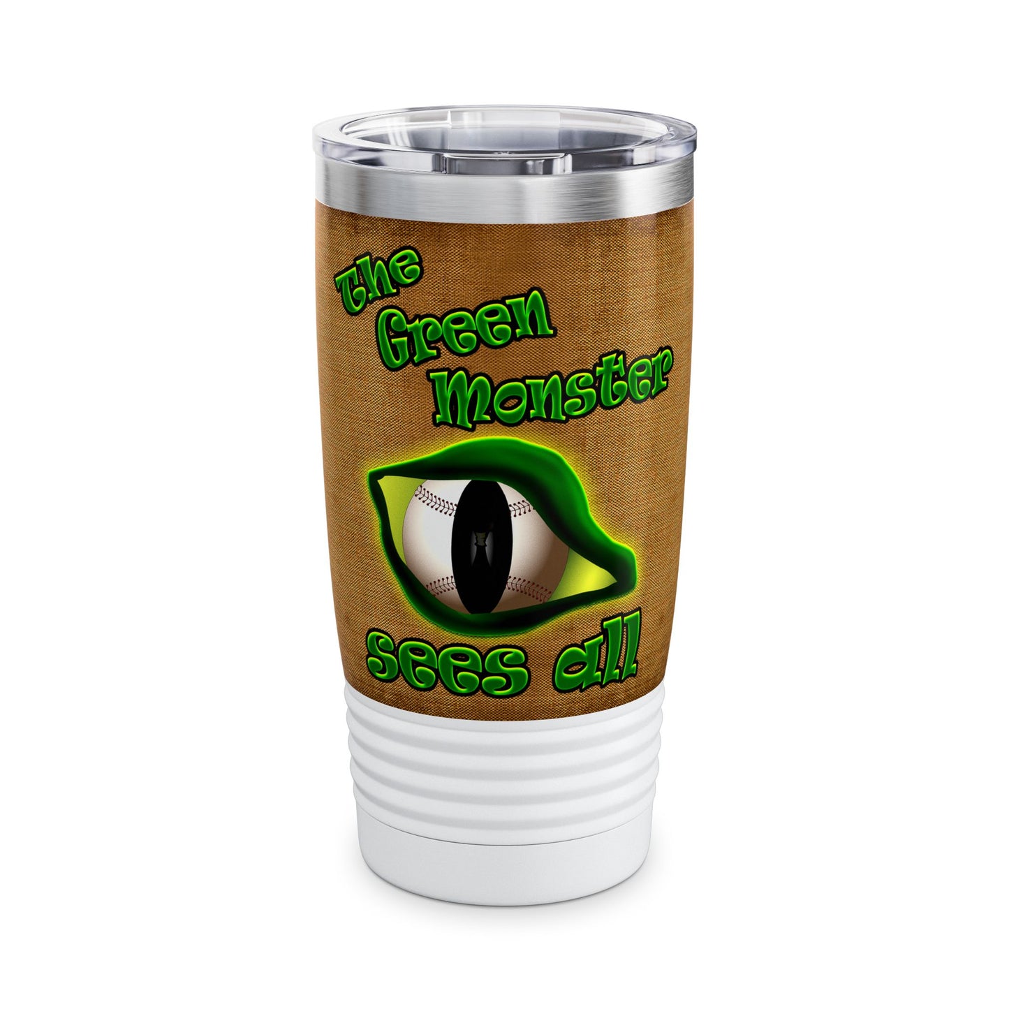 green monster - Ringneck Tumbler, 20oz (brown papyrus)