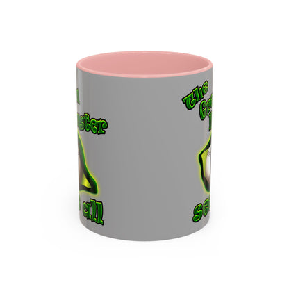 green monster - Accent Mug (light grey)