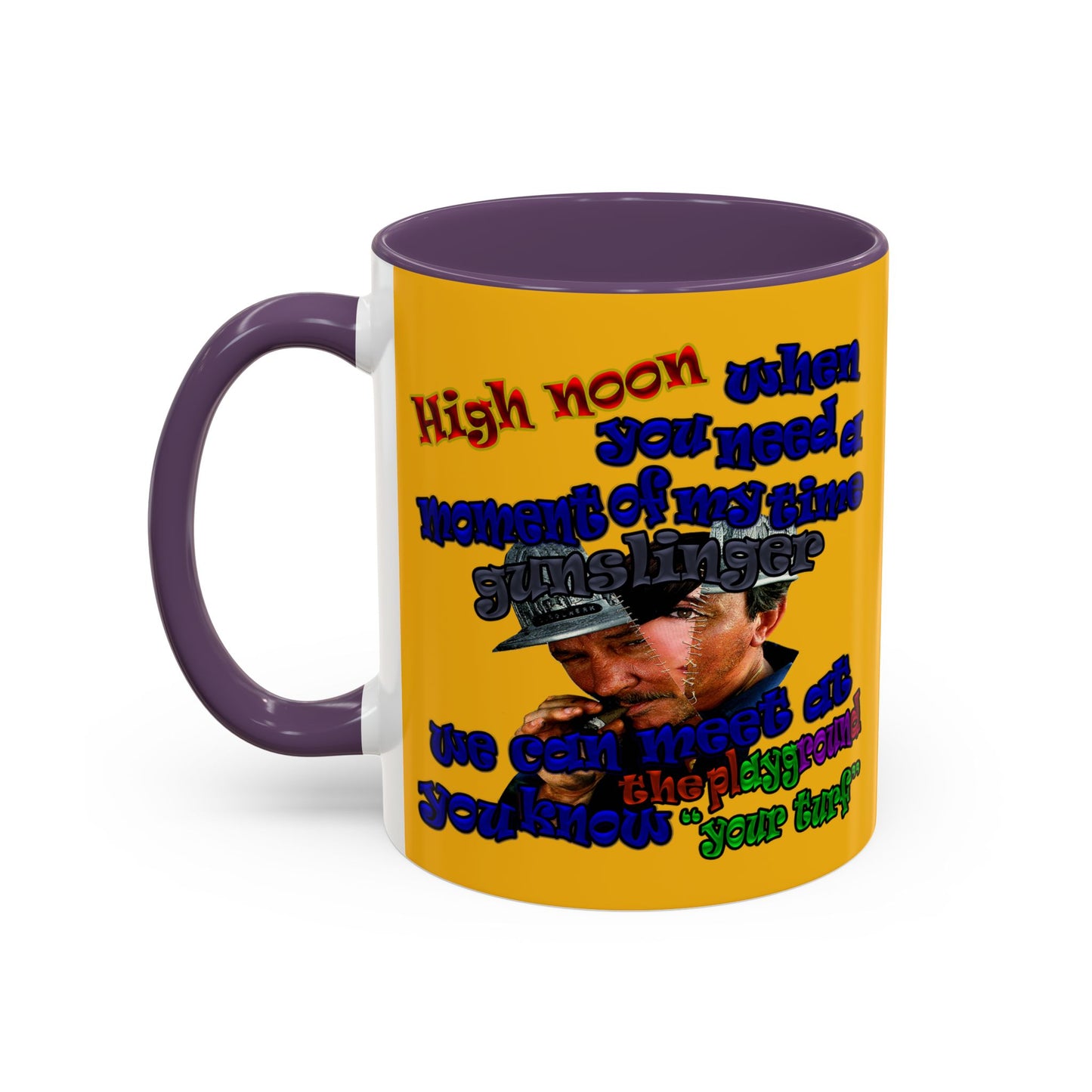 high noon - Accent Mug (yellow)