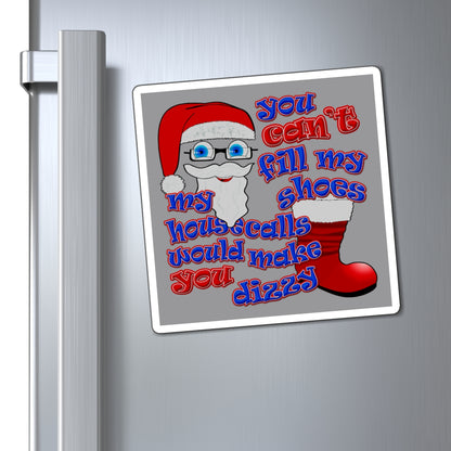 santa's shoes - Magnets - (grey)