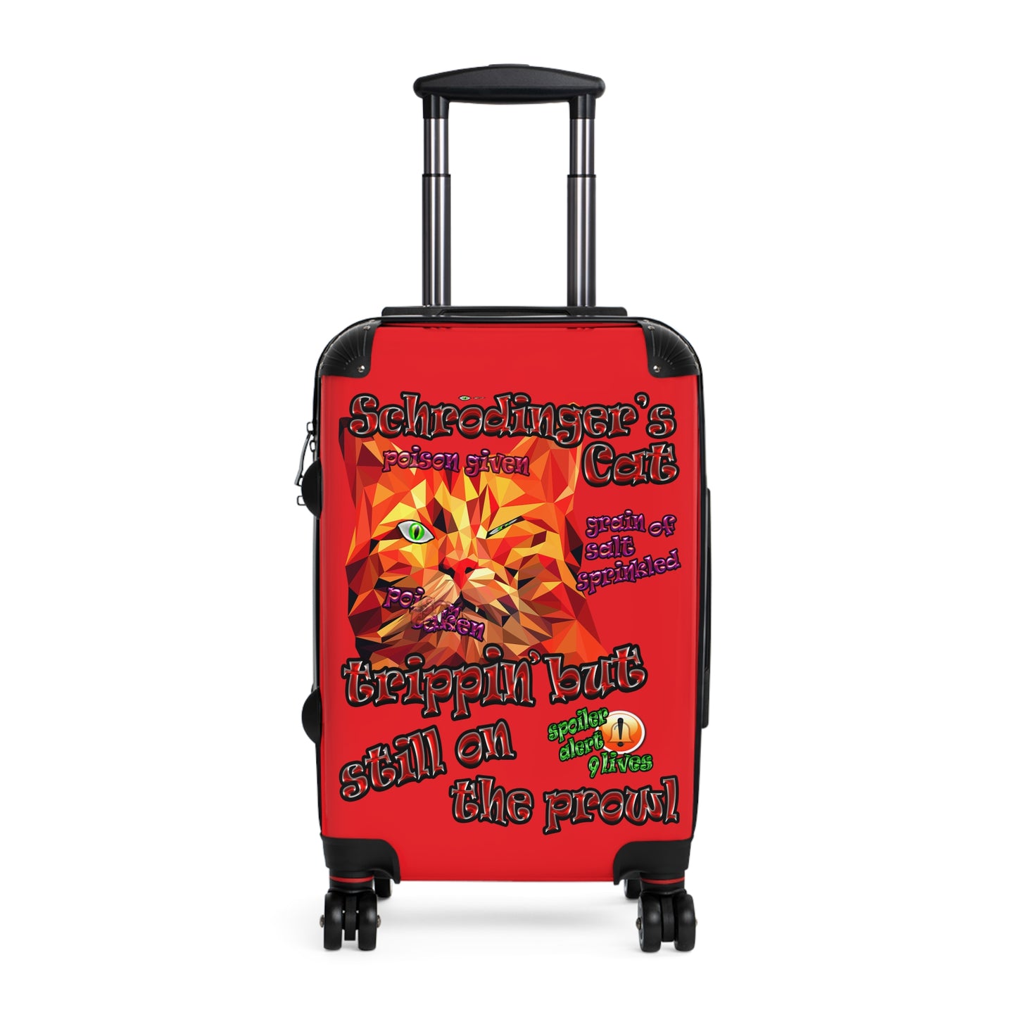 schrodinger's cat - Suitcase (red)