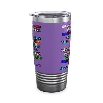 doggystyle - Ringneck Tumbler, 20oz (light purple)