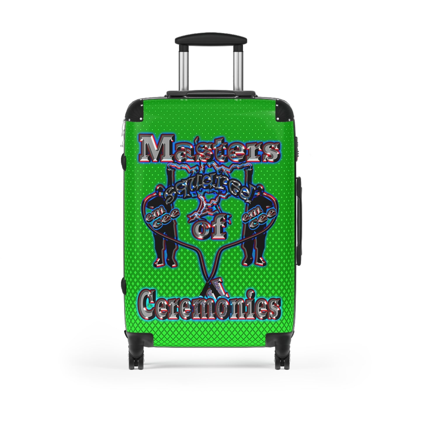 em cee squared - Suitcase (logo green)