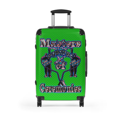 em cee squared - Suitcase (logo green)