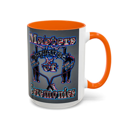 em cee squared - Accent Mug (grey-light grey)
