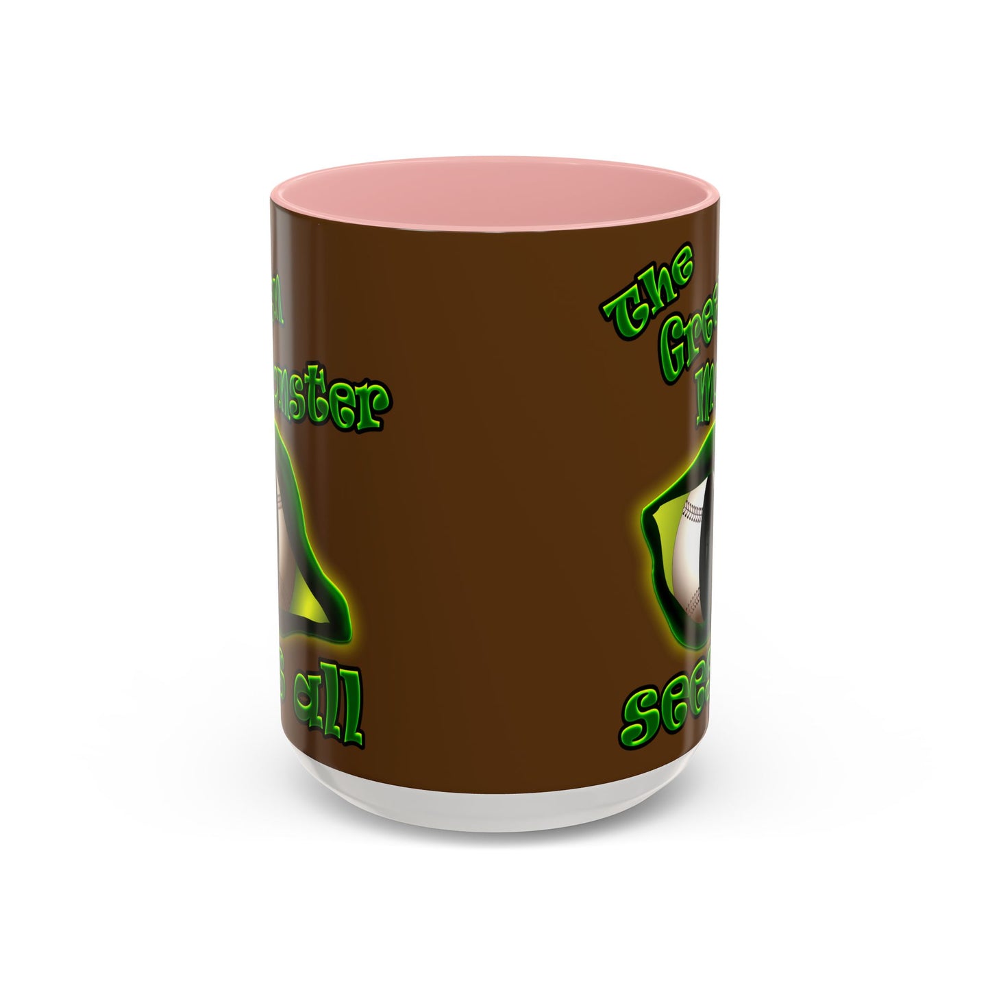 green monster - Accent Mug (brown)