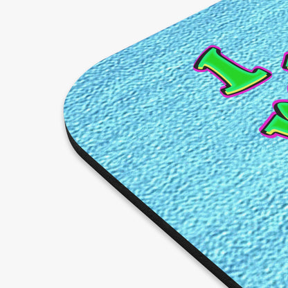 noticed you noticing - Mouse Pad (Rectangle) (faded blue)