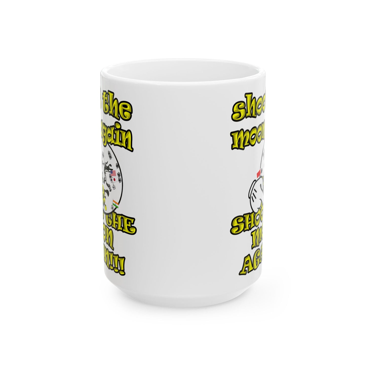 shoot the moon again - White Mug (white)