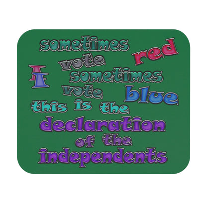 declaration of the independents - Mouse Pad (Rectangle) (dark green)
