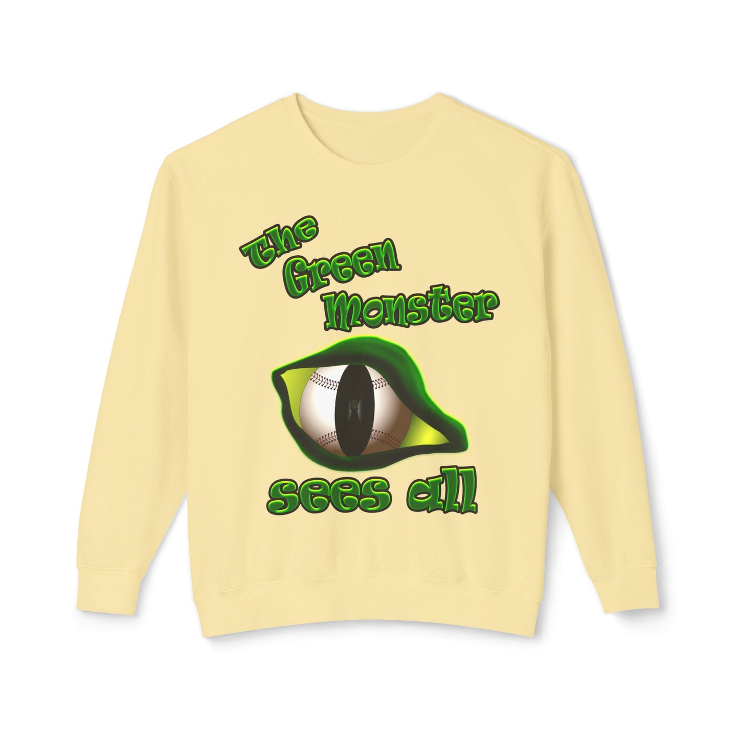 green monster - Unisex Lightweight Crewneck Sweatshirt