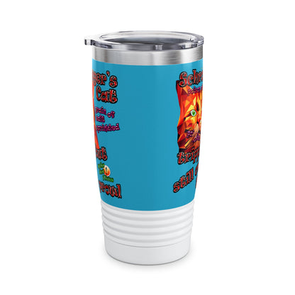 schrodinger's cat - Ringneck Tumbler, 20oz (turquoise)